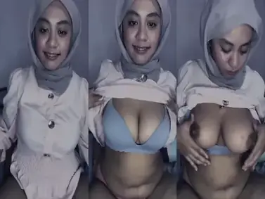 Hijab Abu Pamer Toket Montok Amatir Indo Viral